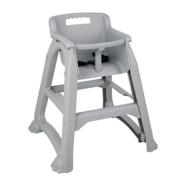 Bolero Grey PP Stackable High Chair - DA693  Bolero   