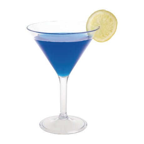 Olympia Kristallon Polycarbonate Martini Glasses 300ml (Pack of 12) - DS131 Plastic Drinkware Olympia   