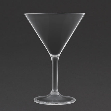 Olympia Kristallon Polycarbonate Martini Glasses 300ml (Pack of 12) - DS131 Plastic Drinkware Olympia   