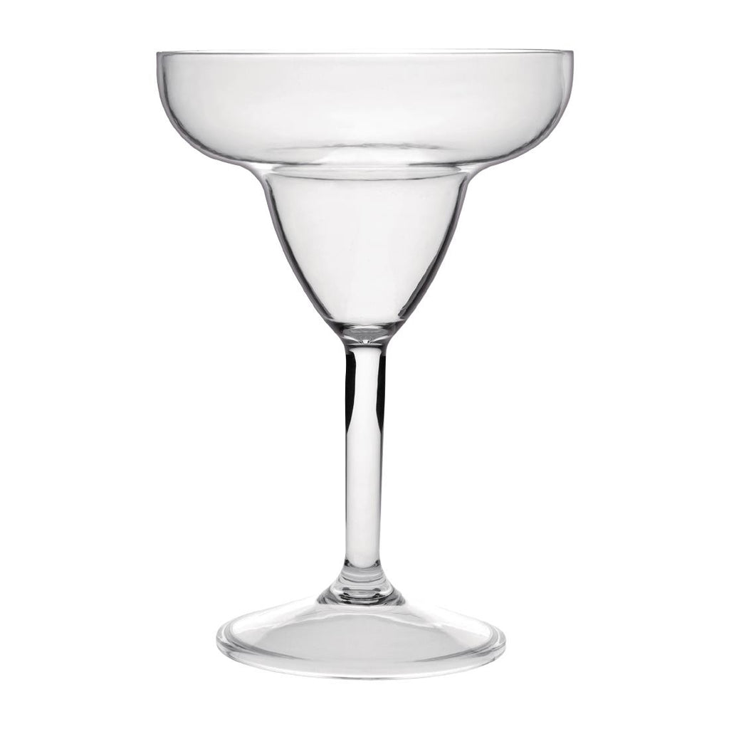 Olympia Kristallon Polycarbonate Margarita Glasses 330ml (Pack of 12) - DS132 Plastic Drinkware Olympia   