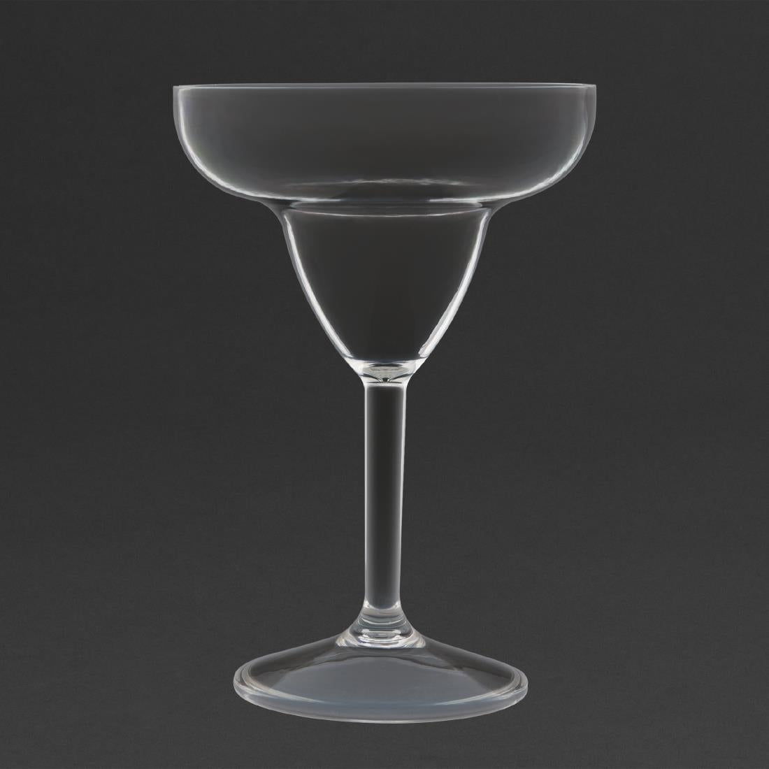 Olympia Kristallon Polycarbonate Margarita Glasses 330ml (Pack of 12) - DS132 Plastic Drinkware Olympia   