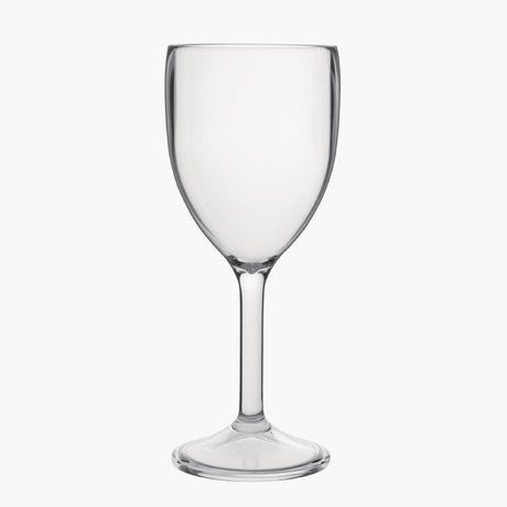 Olympia Kristallon Polycarbonate Wine Glasses 300ml (Pack of 12) - DS130 Plastic Drinkware Olympia   