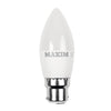 Maxim LED Candle Bayonet Cap Cool White 6W (Pack of 10) - HC666  Status   