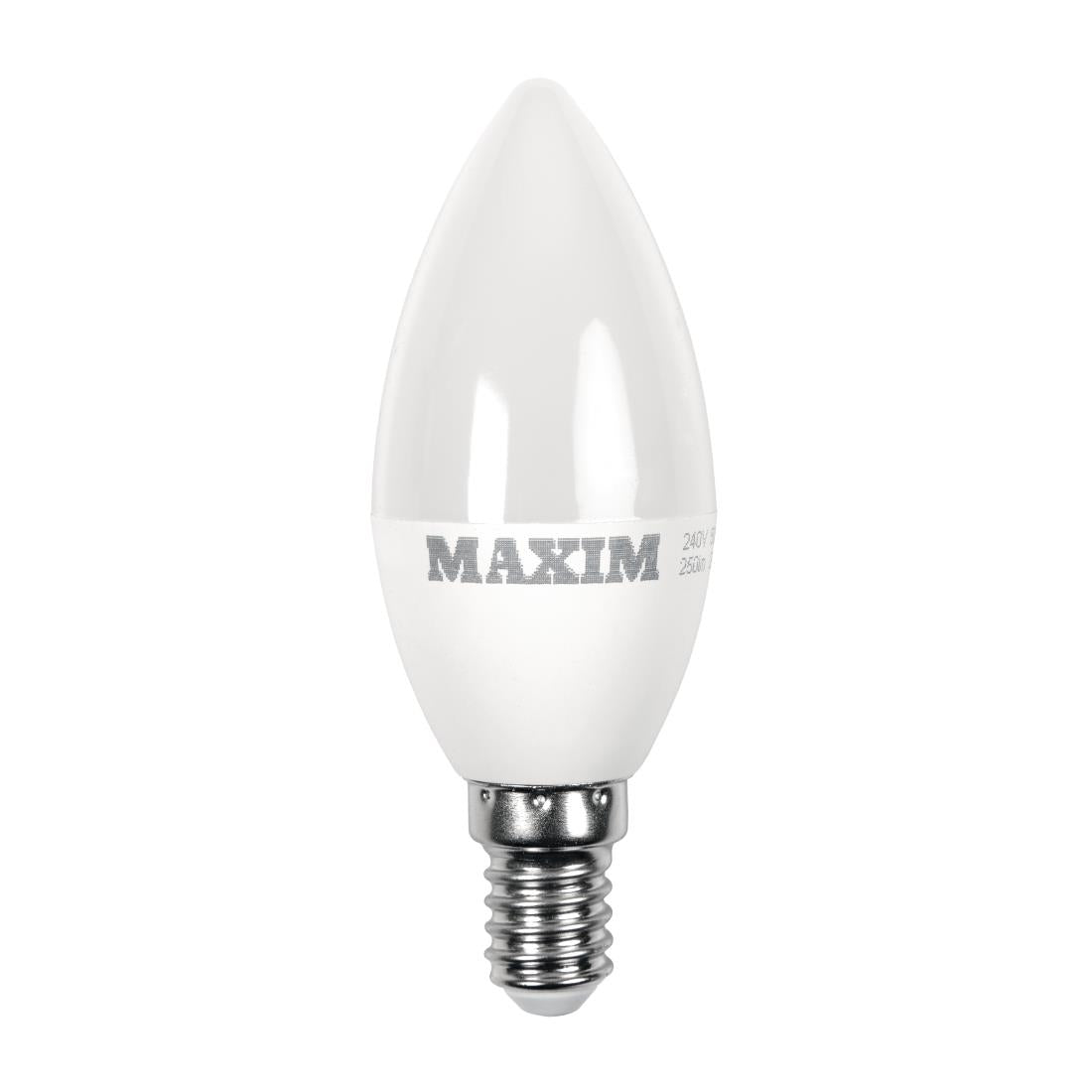 Maxim LED Candle Small Edison Screw Cool White 6W (Pack of 10) - HC668  Status   