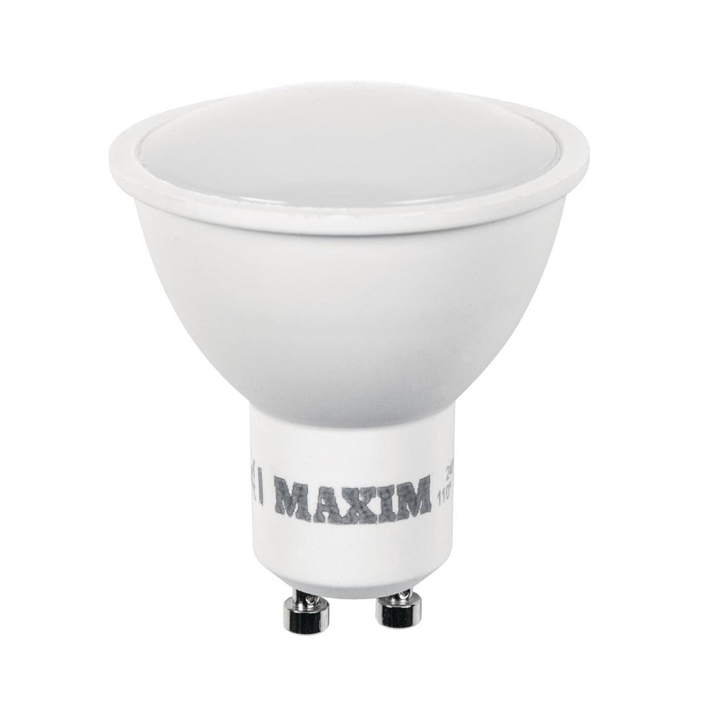 Status Maxim LED GU10 Pearl Warm White 5W (Pack of 10) - HC646  Status   