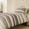 Mitre Essentials Madison Stripe Housewife Pillowcase Magenta - HB711  Mitre Essentials   