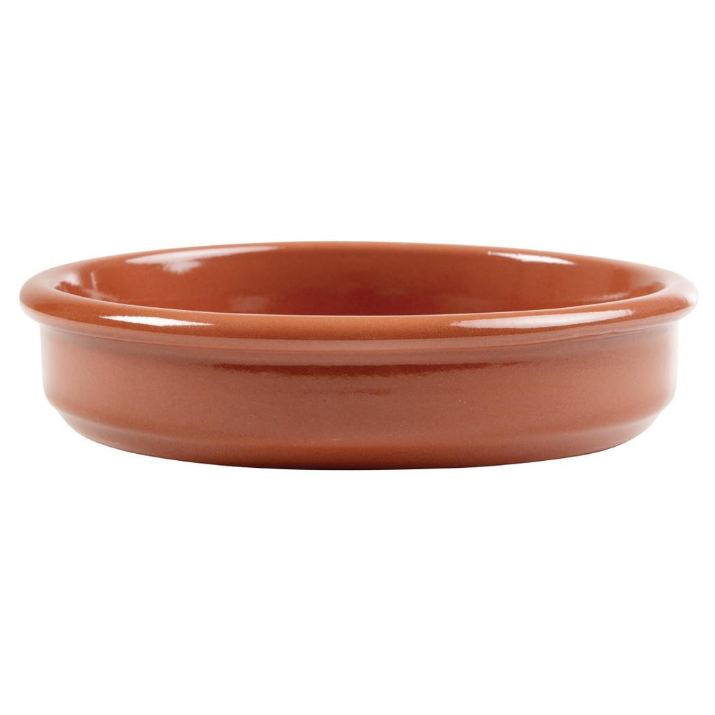 Terracotta Tapas Dish 130mm (Pack of 24) - GM359 Utopia Crockery ABS Pottery   