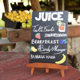 Securit Bar Top Easel and Chalkboard A4 - E078  Securit   