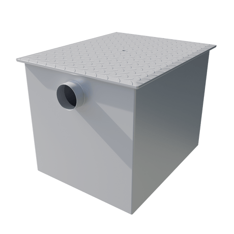 Commercial Grease Trap – 155 Litre Epoxy-Coated Steel | Outdoor & Underground Use | 35KGB Grease Traps / Interceptors - Mild Steel Empire