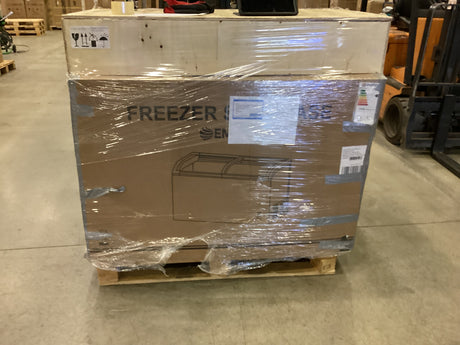 Empire Sliding Curved Glass Lid Display Ice Cream Counter Freezer - 9 x Pans - EMP-CF420QIC-GT - Graded Item Display Chest Freezers Empire