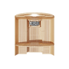 Empire Kove Spruce Barrel Sauna with Front Porch & 6kW Electric Heater | 3–4 Person Outdoor Cabin | KOVE-BAR4 Outdoor Barrel Electric Heated Saunas KOVE