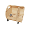 Empire Kove Spruce Barrel Sauna with Front Porch & 6kW Electric Heater | 3–4 Person Outdoor Cabin | KOVE-BAR4 Outdoor Barrel Electric Heated Saunas KOVE
