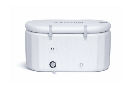 KOVE Pro Ice Bath – Compact Reclined Cold Plunge (Chiller Compatible) White Ice Baths & Cold Plunges KOVE