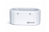 KOVE Pro Ice Bath – Compact Reclined Cold Plunge (Chiller Compatible) White Ice Baths & Cold Plunges KOVE