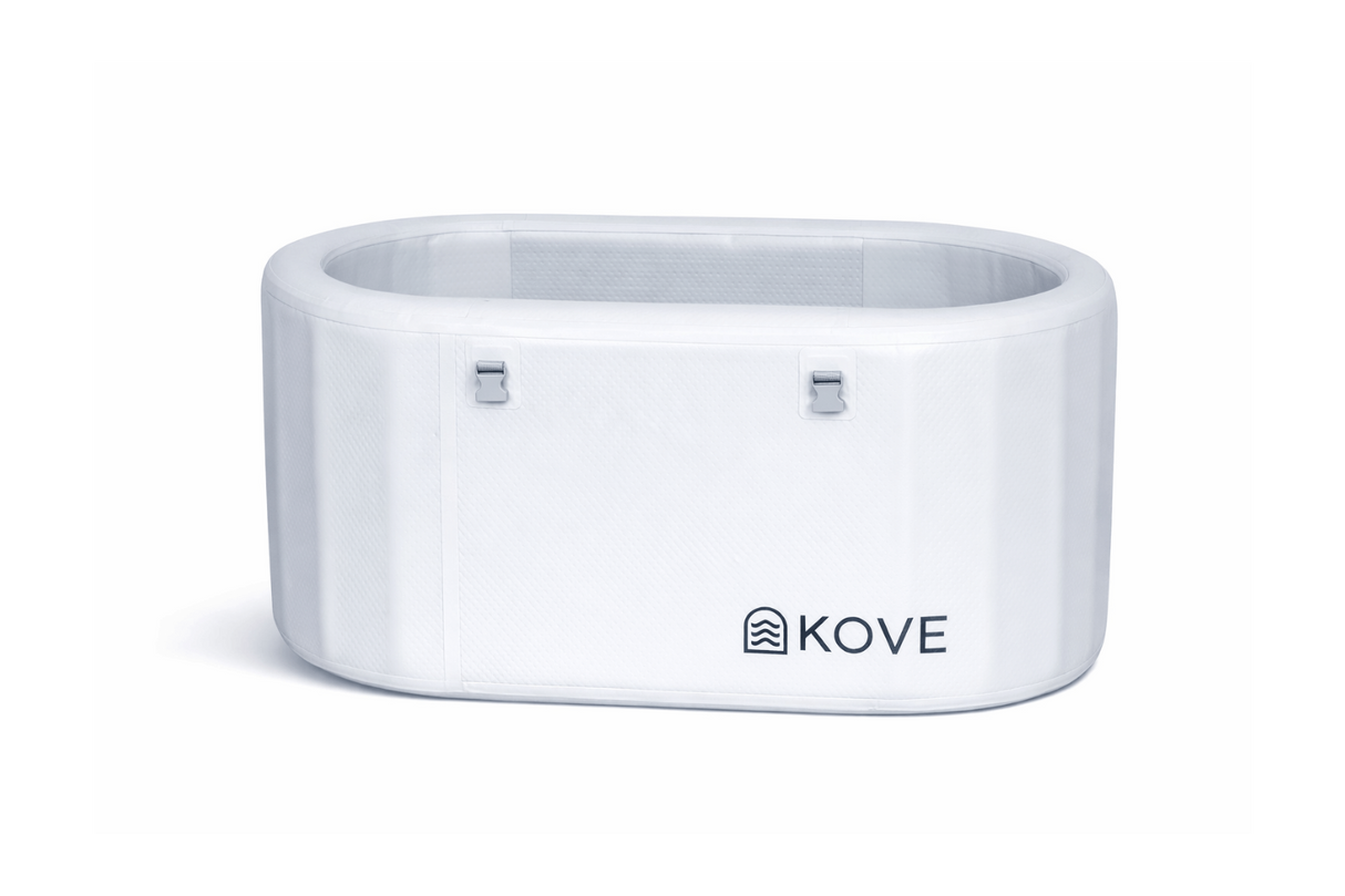KOVE Pro Ice Bath – Compact Reclined Cold Plunge (Chiller Compatible) White Ice Baths & Cold Plunges KOVE