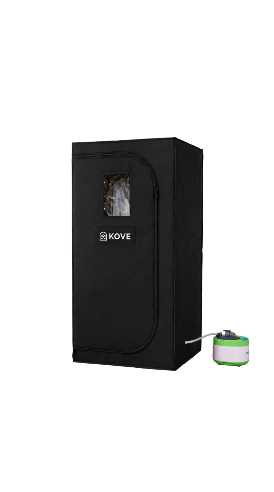 KOVE Portable Steam Sauna Tent | Home Steam Sauna with 4L Steamer & Chair - KOVE-STT