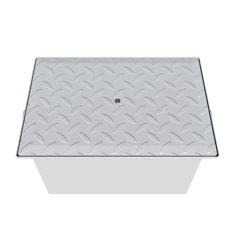 Commercial Grease Trap – 13 Litre Epoxy-Coated Steel | Outdoor & Underground Use | 4KGB Grease Traps / Interceptors - Mild Steel Empire