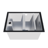 Commercial Grease Trap – 13 Litre Epoxy-Coated Steel | Outdoor & Underground Use | 4KGB Grease Traps / Interceptors - Mild Steel Empire