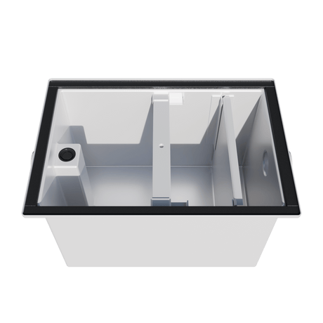 Commercial Grease Trap – 13 Litre Epoxy-Coated Steel | Outdoor & Underground Use | 4KGB Grease Traps / Interceptors - Mild Steel Empire