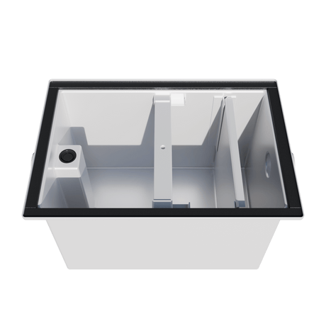 Commercial Grease Trap Epoxy Coated Steel 13 Litre Capacity - 4KGB Grease Traps / Interceptors - Mild Steel Empire   