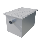 Commercial Grease Trap – 13 Litre Epoxy-Coated Steel | Outdoor & Underground Use | 4KGB Grease Traps / Interceptors - Mild Steel Empire