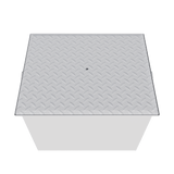 Commercial Grease Trap – 270 Litre Epoxy-Coated Steel | Outdoor & Underground Use | 50KGB Grease Traps / Interceptors - Mild Steel Empire