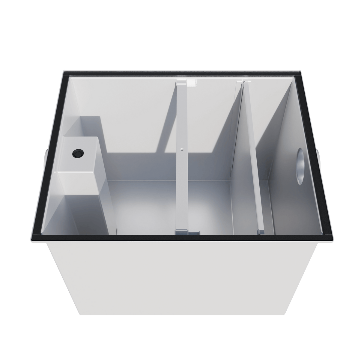 Commercial Grease Trap Epoxy Coated Steel 270 Litre Capacity - 50KGB Grease Traps / Interceptors - Mild Steel Empire   