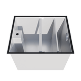 Commercial Grease Trap Epoxy Coated Steel 270 Litre Capacity - 50KGB Grease Traps / Interceptors - Mild Steel Empire   