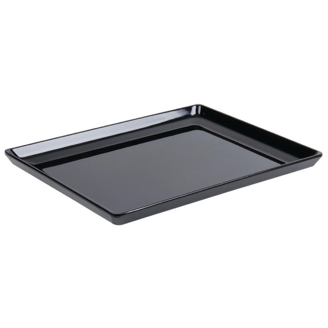 APS Float Melamine Tray Black GN 1/1 - GF075  APS   