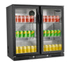 Sterling Pro Black Double Door Hinged Bottle Cooler - SP2HC-BH Double Door Bottle Coolers Sterling Pro