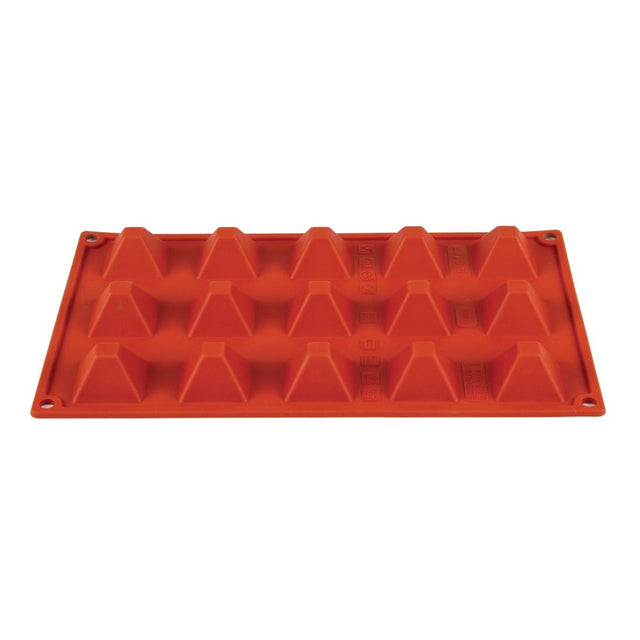 Pavoni Formaflex Silicone Pyramid Mould 15 Cup - N942  Pavoni   