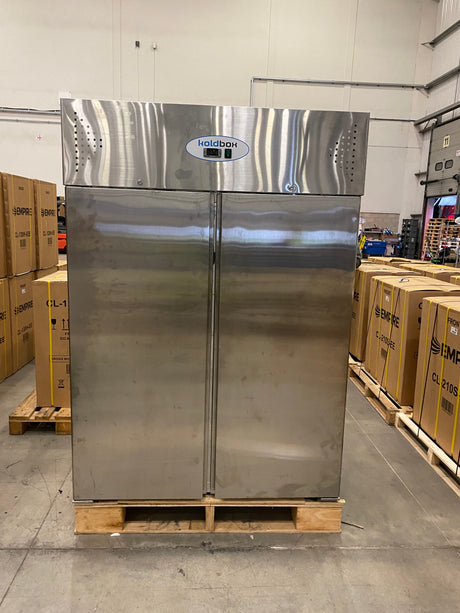 Koldbox Double Door Ventilated GN SS Refrigerator 1200L - KXR1200 - Graded Item