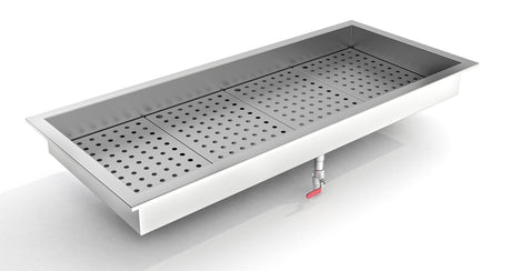Combisteel Crushed Ice Bin Drop-In 4/1 GN - 7013.2735 Combisteel Accessories & Spare Parts Combisteel   