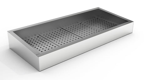 Combisteel Crushed Ice Bin Incline 4/1 GN Aisi 304  Drain On The Operating Side - 7013.2795 Combisteel Accessories & Spare Parts Combisteel   