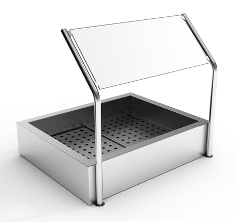 Combisteel Glass Cover 3/1 GN Self Service   For 7013.2710 - 7013.2810 Combisteel Accessories & Spare Parts Combisteel   