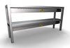 Combisteel Overshelf Ceramic Heated Gantry 2 Levels 1400 With 8 Heaters Of 250W | 7020.0740 Heated Gantry Chef's Rack Combisteel