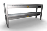 Combisteel Overshelf Ceramic Heated Gantry 2 Levels 1400 With 8 Heaters Of 250W | 7020.0740 Heated Gantry Chef's Rack Combisteel