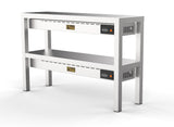 Combisteel Overshelf Ceramic Heated Gantry 2 Levels 1400 With 8 Heaters Of 250W | 7020.0740 Heated Gantry Chef's Rack Combisteel