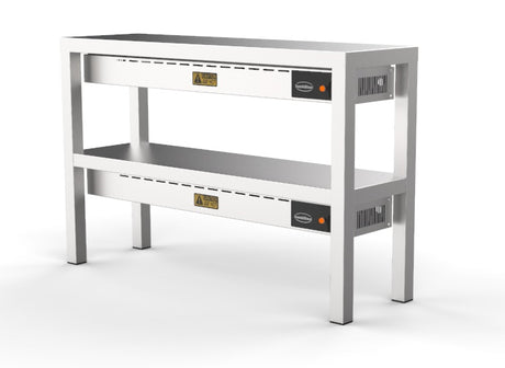 Combisteel Overshelf Ceramic Heated Gantry 2 Levels 1400 With 8 Heaters Of 250W | 7020.0740 Heated Gantry Chef's Rack Combisteel