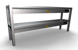Combisteel Overshelf Ceramic Heated Gantry 2 Levels 1600 With 8 Heaters Of 250W | 7020.0745 Heated Gantry Chef's Rack Combisteel