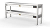 Combisteel Overshelf Ceramic Heated Gantry 2 Levels 1600 With 8 Heaters Of 250W | 7020.0745 Heated Gantry Chef's Rack Combisteel