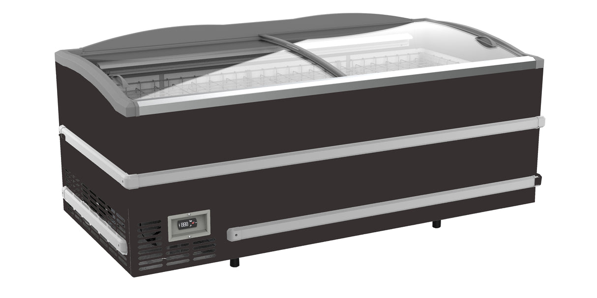 Combisteel Supermarket Chest Freezer Black Head Element - 7072.0010 Display Chest Freezers Combisteel   