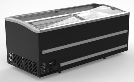 Combisteel Supermarket Chest Freezer Black 2500 *Transport On Request* - 7072.0020 Display Chest Freezers Combisteel