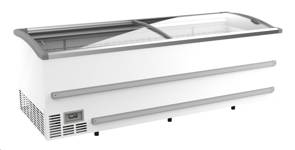 Combisteel Supermarket Chest Freezer White 2500 - 7072.0060 Display Chest Freezers Combisteel   