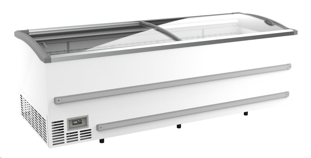 Combisteel Supermarket Chest Freezer White 2500 - 7072.0060 Display Chest Freezers Combisteel   