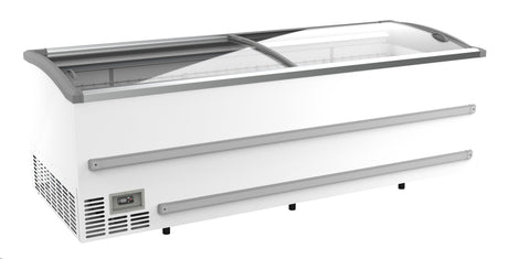 Combisteel Supermarket Chest Freezer White 2500 - 7072.0060 Display Chest Freezers Combisteel   
