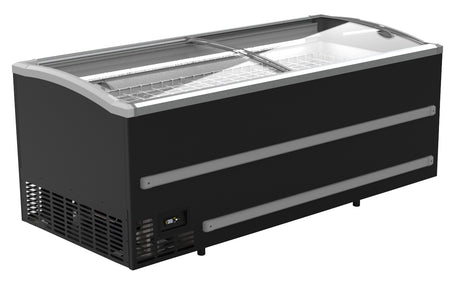 Combisteel Supermarket Chest Freezer Black 1880 - 7072.0100 Display Chest Freezers Combisteel   