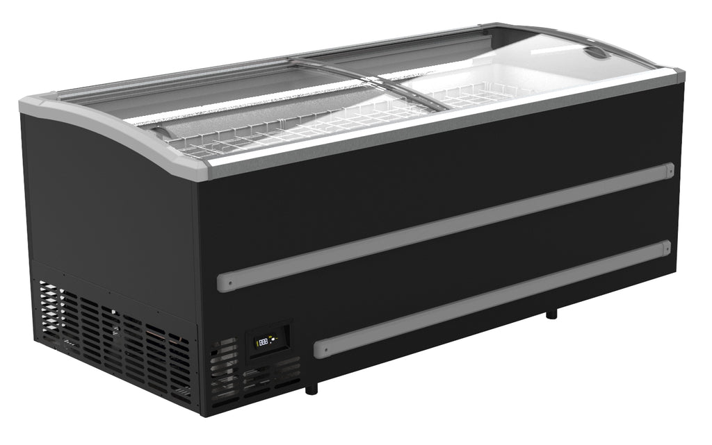 Combisteel Supermarket Chest Freezer Black Head Element 988L - 7072.0105 Display Chest Freezers Combisteel   