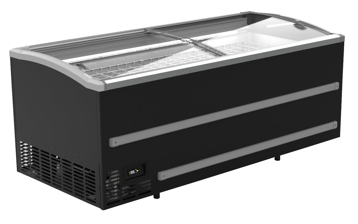 Combisteel Supermarket Chest Freezer Black Head Element 988L - 7072.0105 Display Chest Freezers Combisteel   