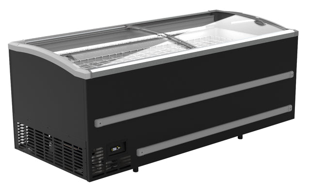 Combisteel Supermarket Chest Freezer Black Head Element 988L - 7072.0105 Display Chest Freezers Combisteel   